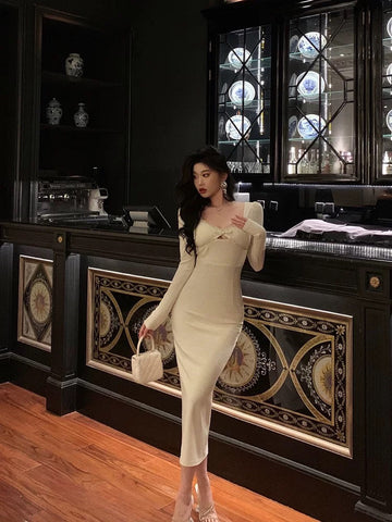 Sheath Strapless White Long Sleeves Prom Dresses Birthday Outfits Evening Gown SD960